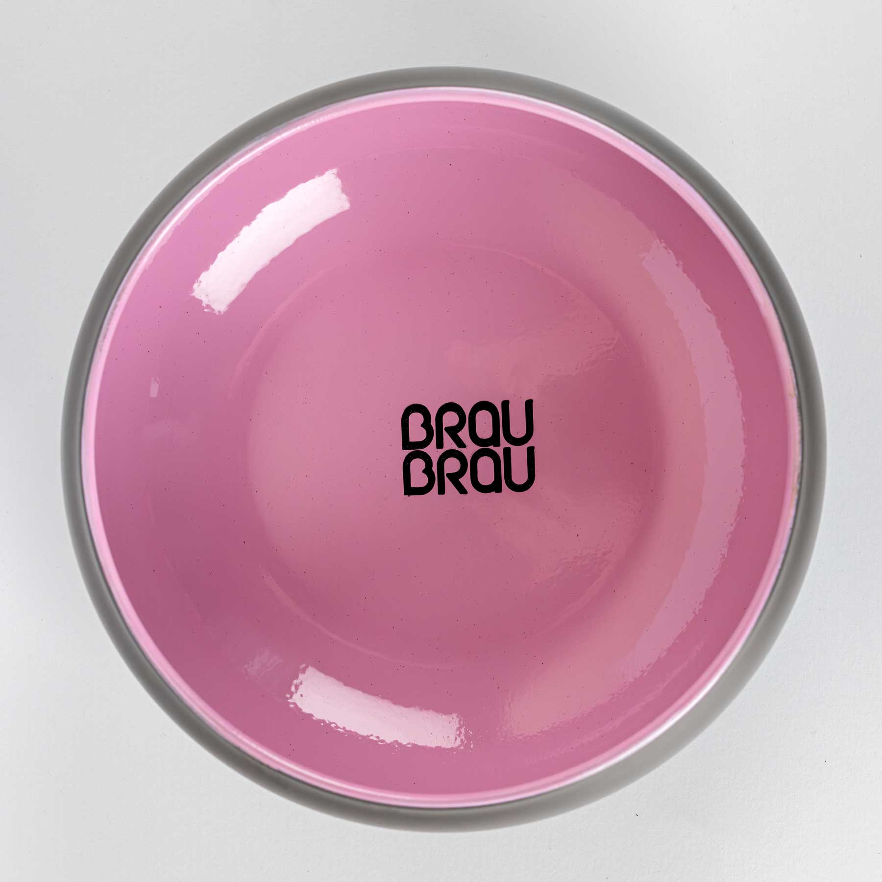 BRAUBRAU Rosa Futternapf für Hunde und Katzen