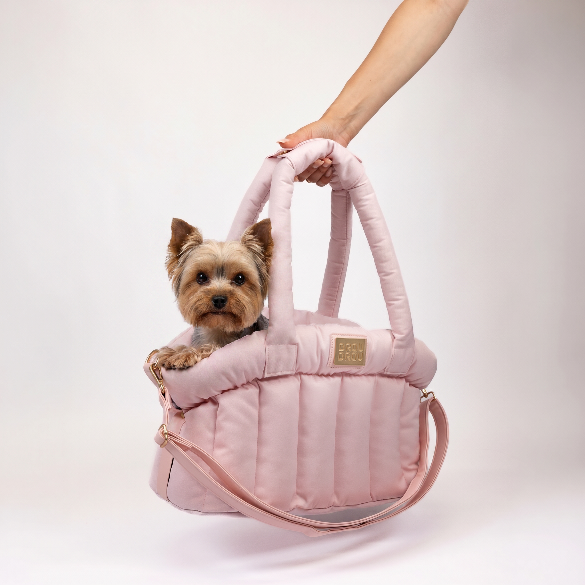 Graues Bett - Orthopädische Seide BRAUBRAU für Haustiere (Hunde und Katzen)