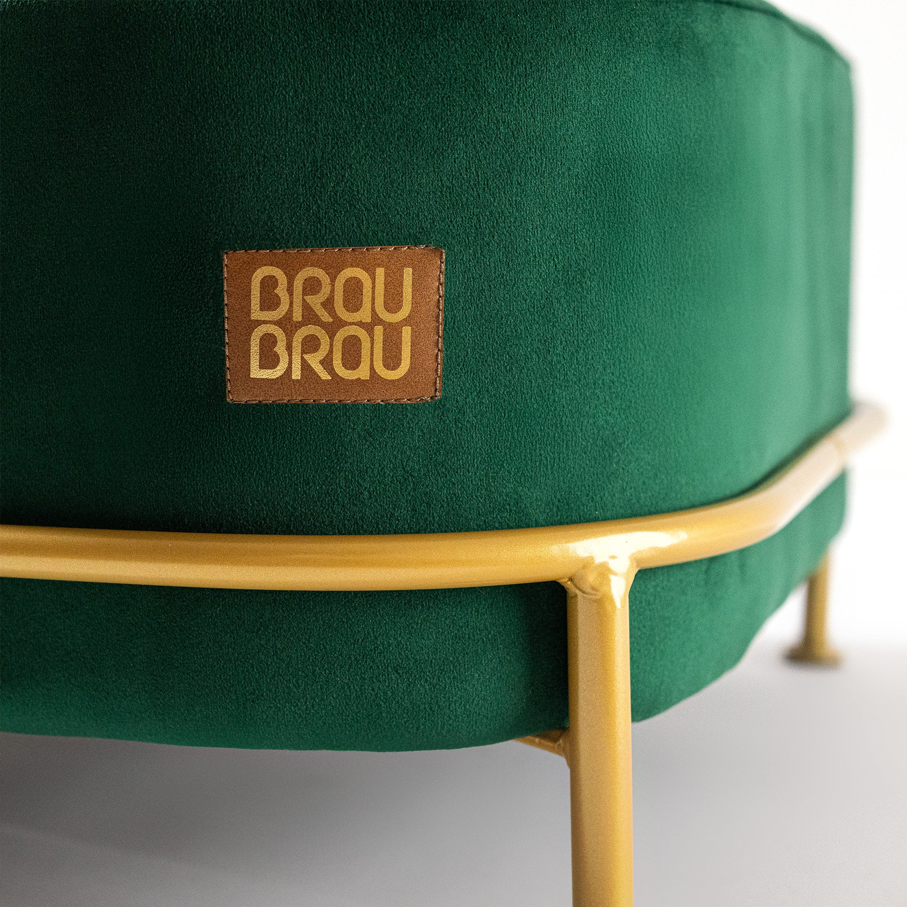 Grünes Sofa - Samt Smaragdgrün BRAUBRAU für Haustiere (Hunde und Katzen)