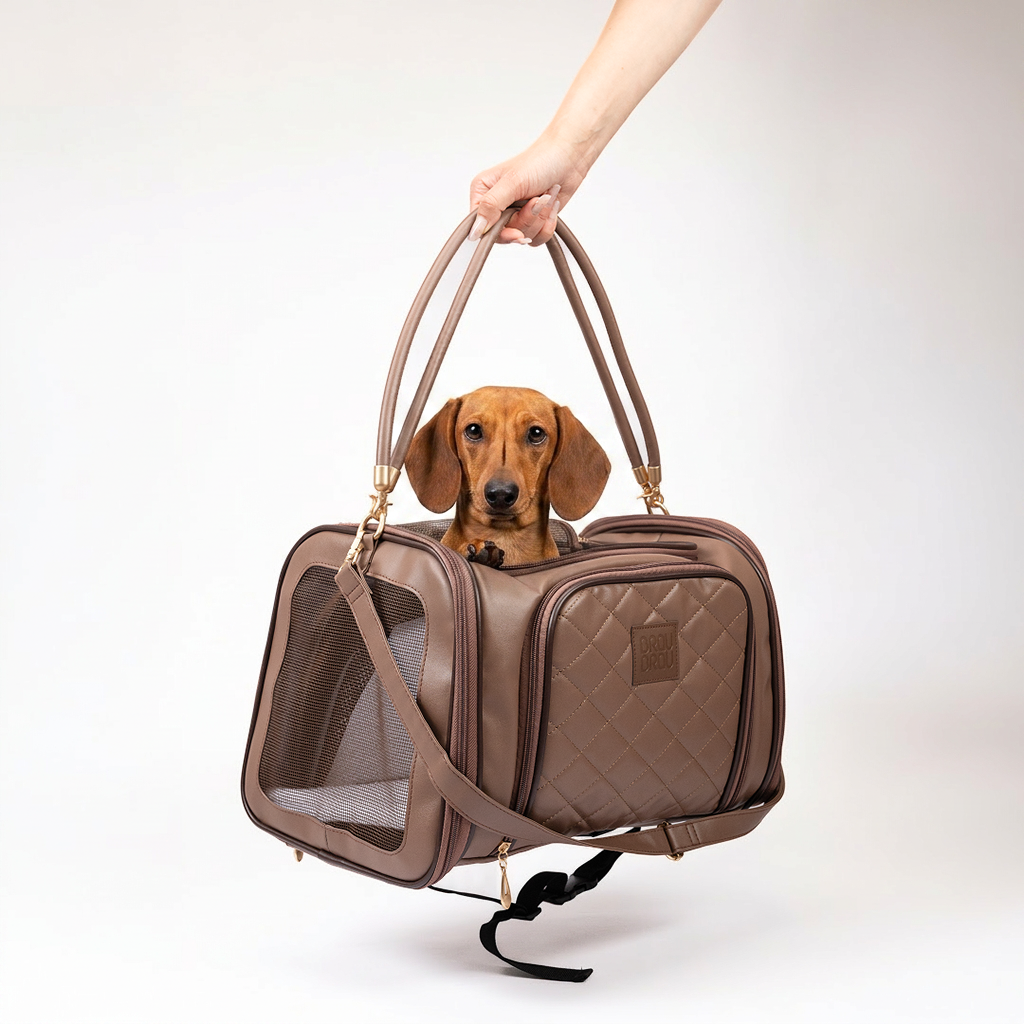Graues Bett - Orthopädische Seide BRAUBRAU für Haustiere (Hunde und Katzen)