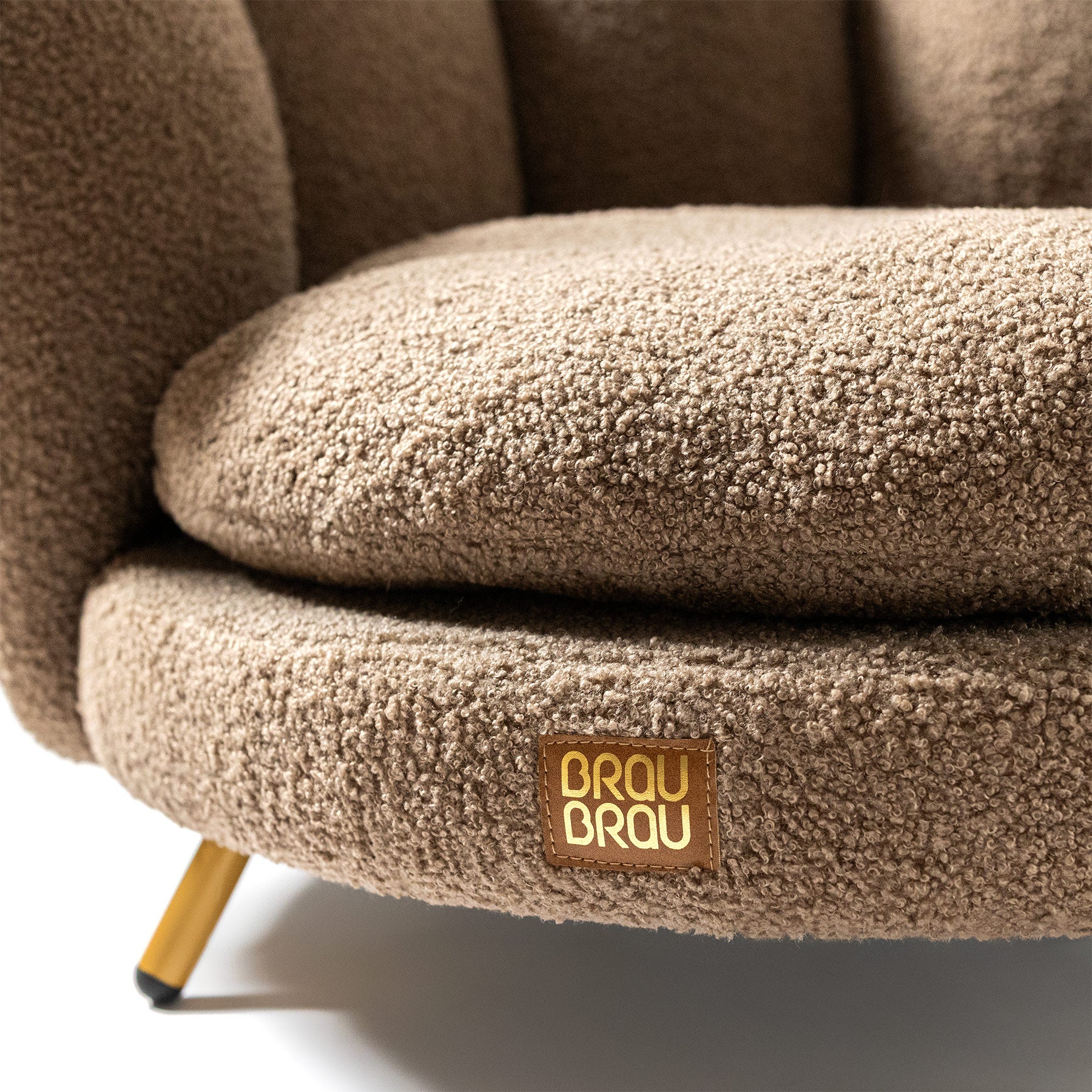 Braunes Sofa - Cappuccino Flower BRAUBRAU für Haustiere (Hunde und Katzen)